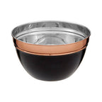 Small Black and Copper Mixing Bowl