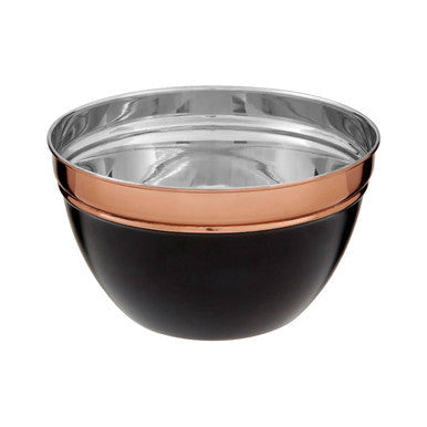 Small Black and Copper Mixing Bowl