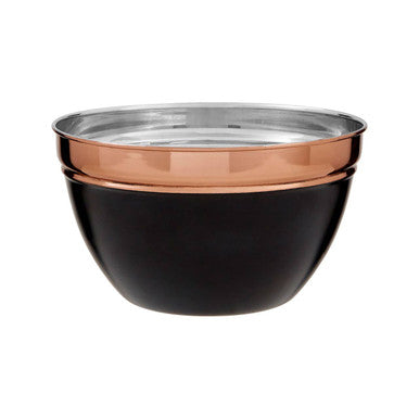 Small Black and Copper Mixing Bowl