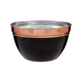 Small Black and Copper Mixing Bowl