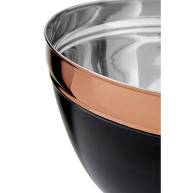 Small Black and Copper Mixing Bowl