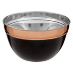 Medium Black and Copper Mixing Bowl