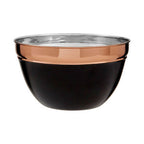 Medium Black and Copper Mixing Bowl