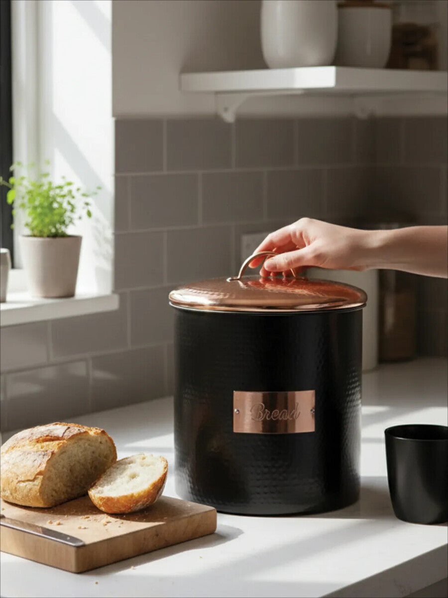 Black Bread Bin