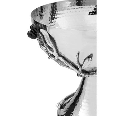 Grapes Fruit Bowl with Pedestal Base
