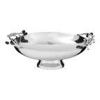 Low Silver Grapes Fruit Bowl