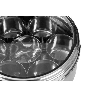 Set of 7 Spice Storage Container with Clear Lid