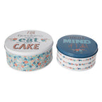 Set Of 2 Round Cake Tins