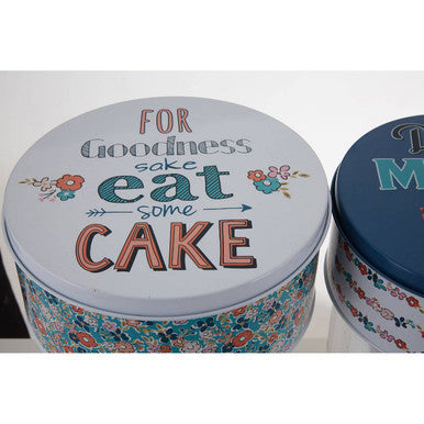 Set Of 2 Round Cake Tins