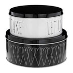 Cake Storage Tins Set Of 2
