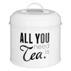 Set of 3 Round Tea Coffee and Sugar Canisters