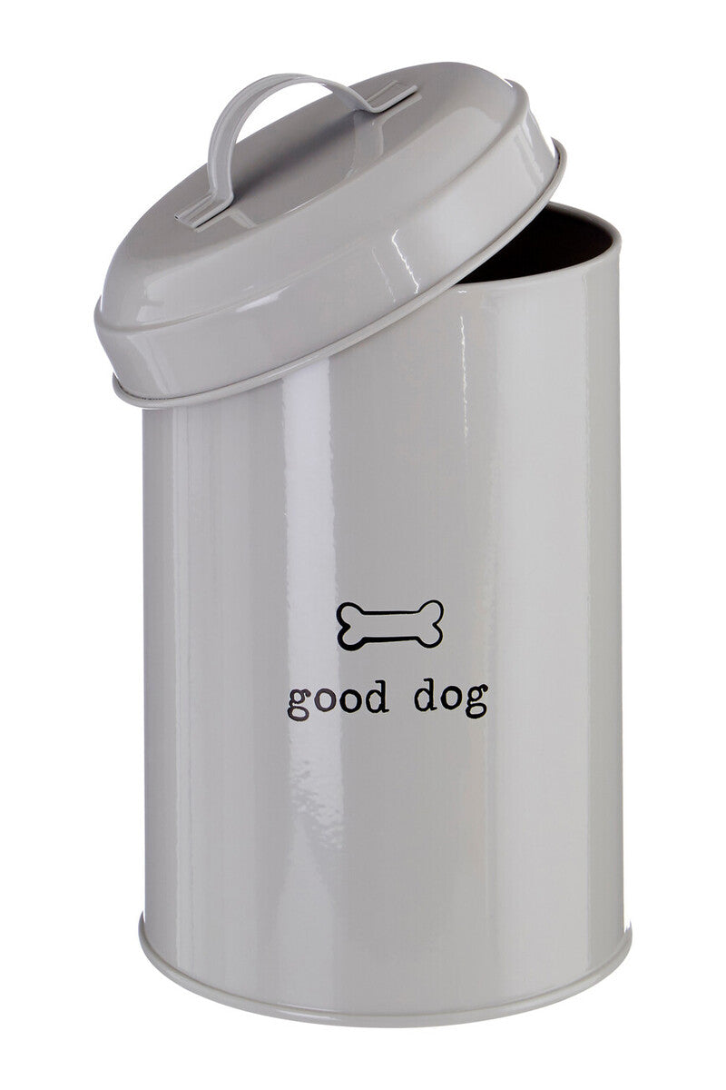 Grey Dog Food Storage Canister 1.2 Litre