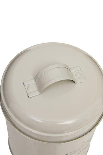 Grey Dog Food Storage Canister 1.2 Litre