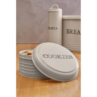 Grey Dog Food Storage Bin with Scoop 12 Litre
