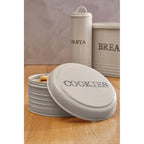 Grey Dog Food Storage Bin with Scoop 12 Litre
