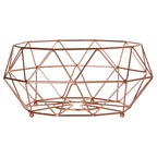 Copper Finish Fruit Basket