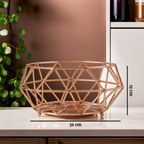 Copper Finish Fruit Basket