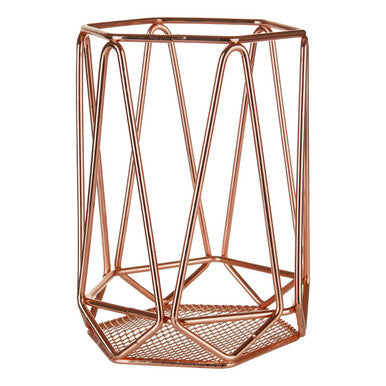 Copper Finish Utensil Holder