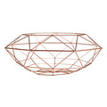 Copper Finish Wide Fruit Basket