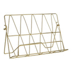 Gold Finish Wire Cookbook Stand