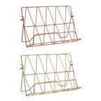 Gold Finish Wire Cookbook Stand