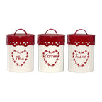 Tea Coffee and Sugar Canister Set