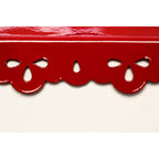 Cream And Red Bread Bin