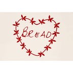 Cream And Red Bread Bin