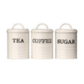 Cream Tea Coffee and Sugar Canister Set