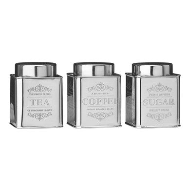 Stainless Steel Tea Coffee and Sugar Set