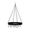 Matt Black Round Hanging Rack