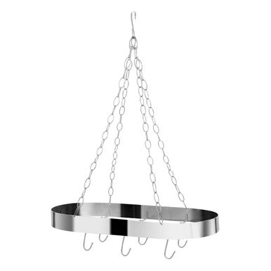 Matt Chrome Oval Hanging Rack