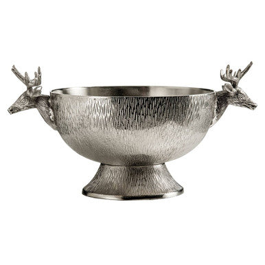 Nickel Finish Punch Bowl