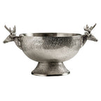 Nickel Finish Punch Bowl