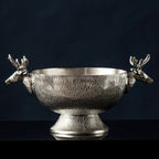 Nickel Finish Punch Bowl