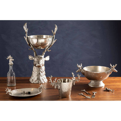 Nickel Finish Punch Bowl
