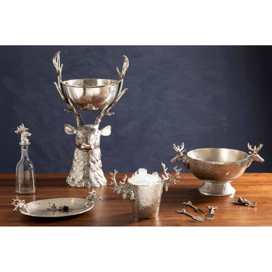 Nickel Finish Punch Bowl