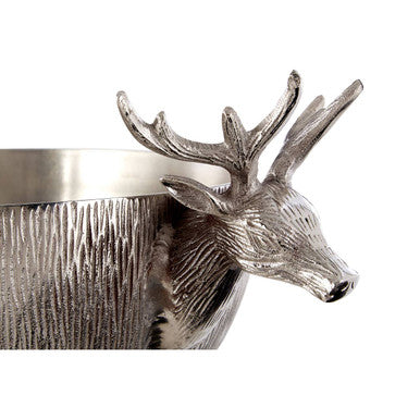 Nickel Finish Punch Bowl