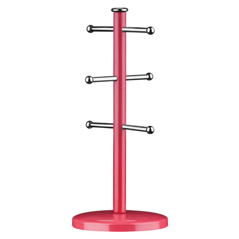 Hot Pink Metal Mug Tree