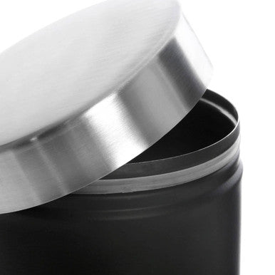 Black Enamel Tea Coffee and Sugar Set