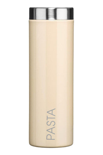 Cream Enamel Pasta Canister