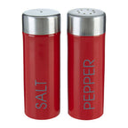 Red Enamel Salt and Pepper Set