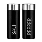 Black Enamel Salt and Pepper Set