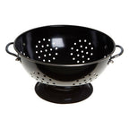 Retro Black Enamel Colander