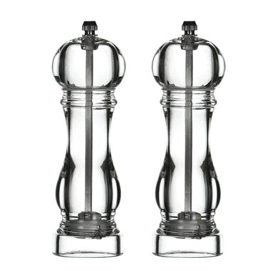 Small Acrylic Salt and Pepper Mill Set