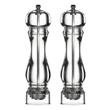 Large Acrylic Salt and Pepper Mill Set