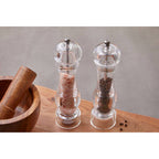 Large Acrylic Salt and Pepper Mill Set