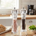 Large Acrylic Salt and Pepper Mill Set