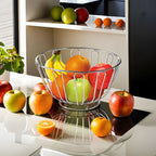 Chrome Round Fruit Basket