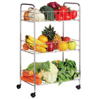 Chrome 3 Tier Storage Cart